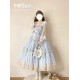 Urtto Lemon Sparkling Water Tiered Long JSK(Pre-Order/2 Colours/Full Payment Without Shipping)
